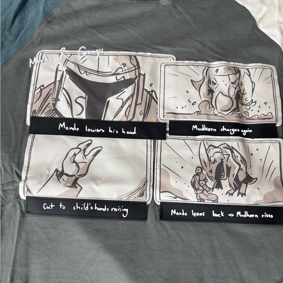 Disney parks Star Wars Mandalorian brand new nwt men’s adult large t shirt - Picture 4 of 6